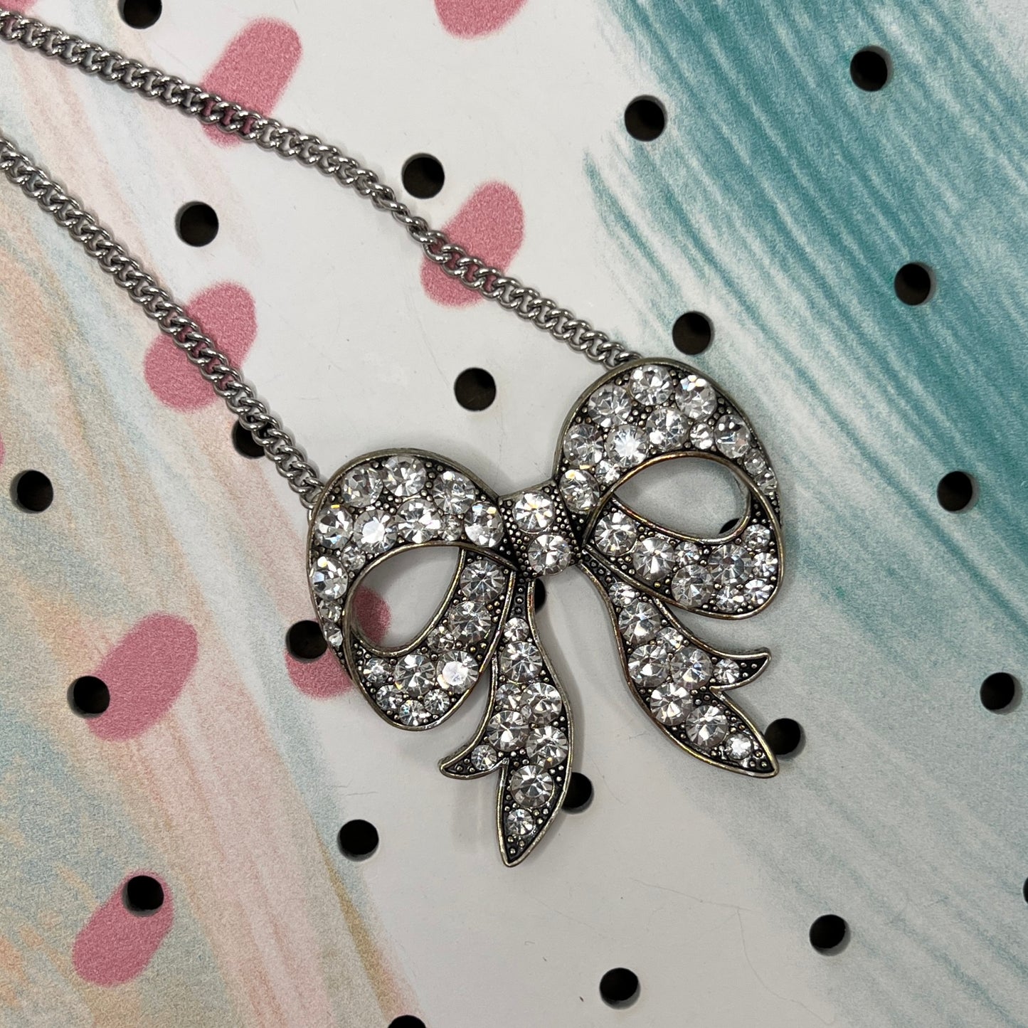 Blingy Bow Necklace