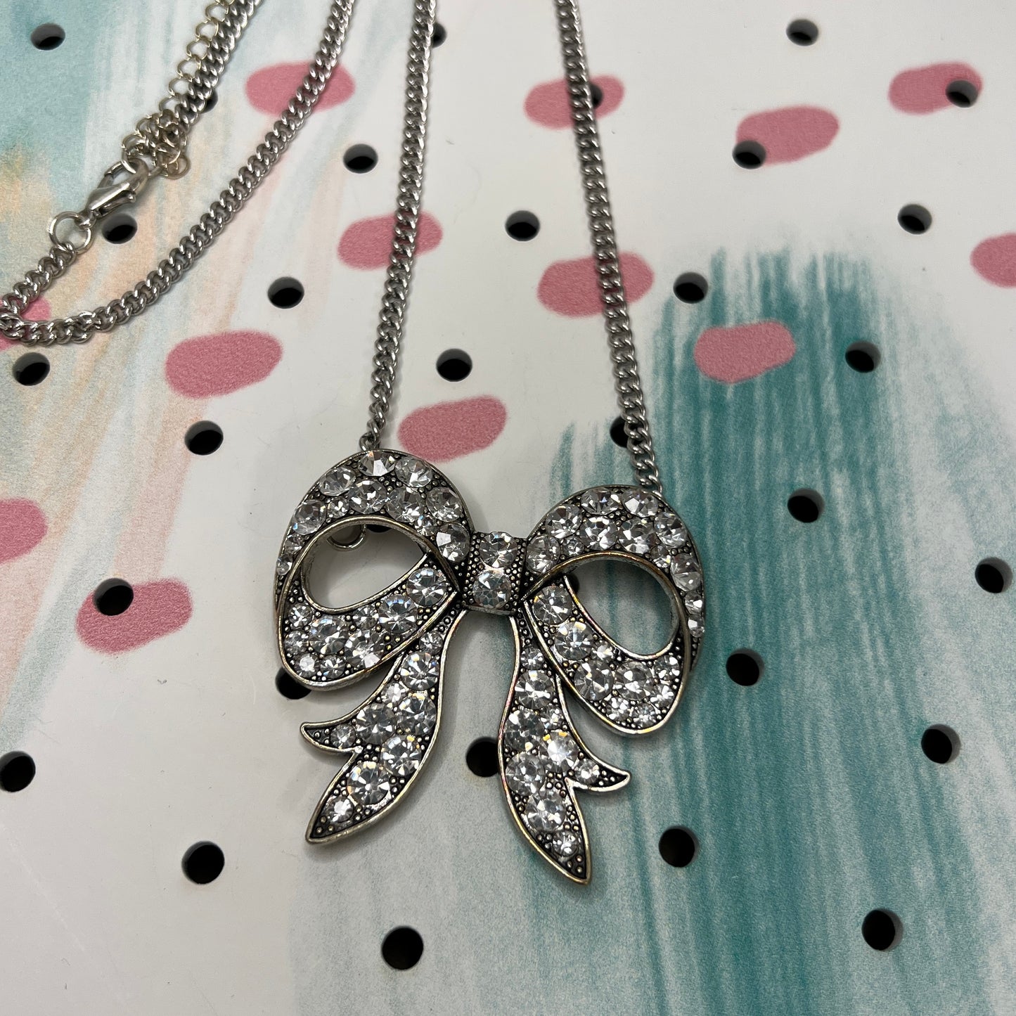 Blingy Bow Necklace