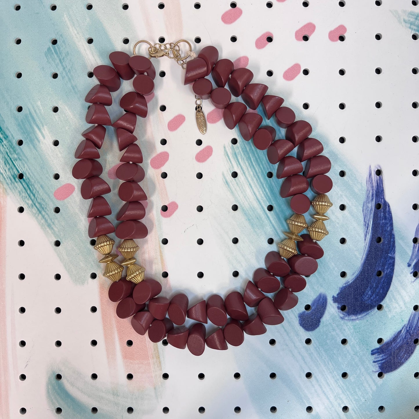 Burgundy Necklace